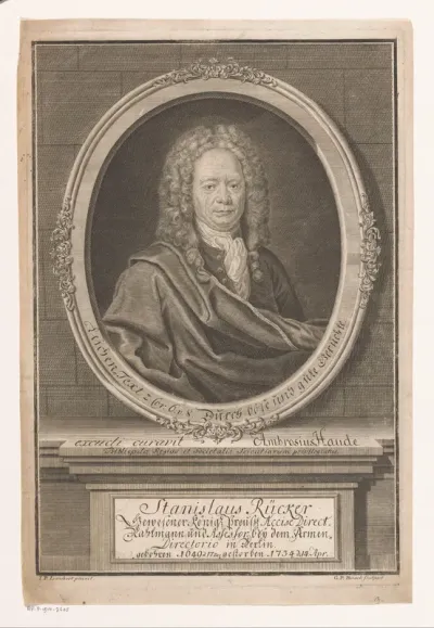 Portret van Stanislaus Rücker