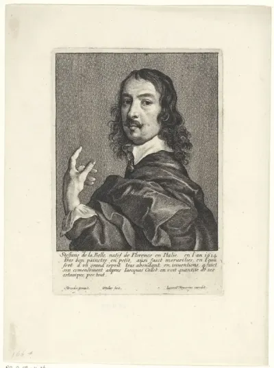 Portret van Stefano della Bella