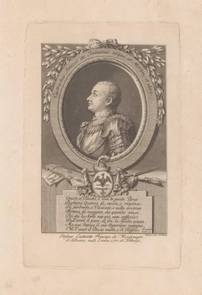 Portret van Stefano Zannowich