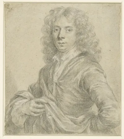 Portret van Steffan Wolters, verzamelaar te Amsterdam