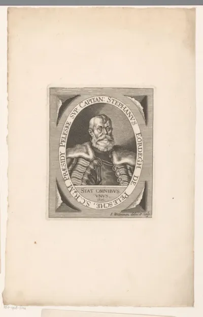 Portret van Stephan Eördegh de Pelesche