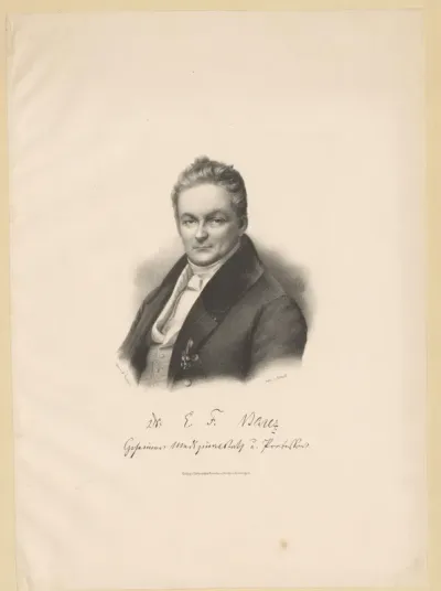 Portret van Stephan Friedrich Barez