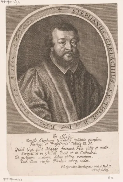 Portret van Stephan Gerlach