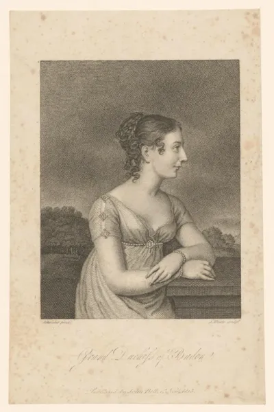 Portret van Stéphanie de Beauharnais