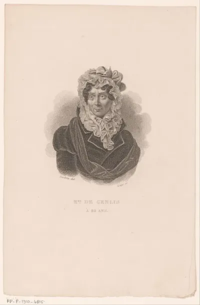 Portret van Stéphanie Félicité, gravin van Genlis