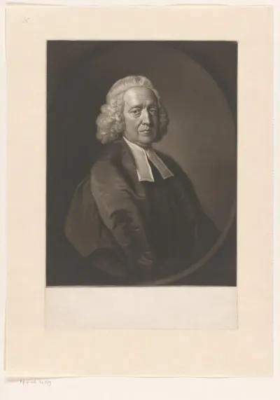 Portret van Stephen Hales
