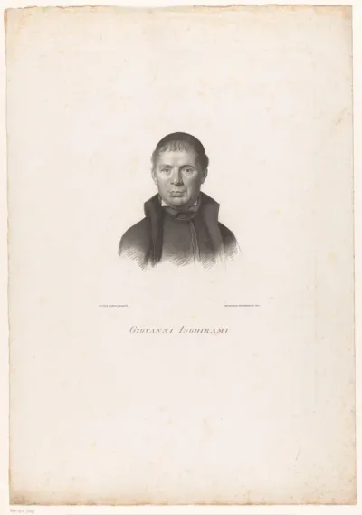 Portret van sterrenkundige Giovanni Inghirami