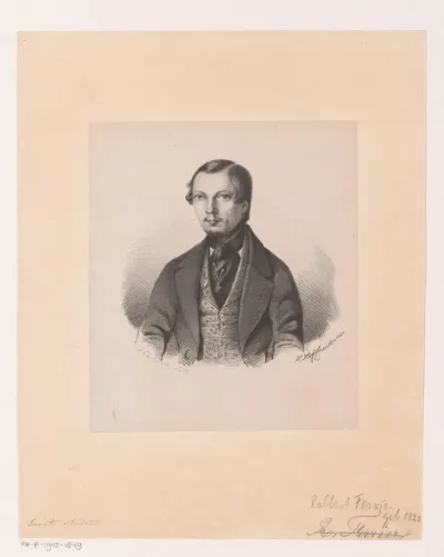 Portret van student R. Fervier