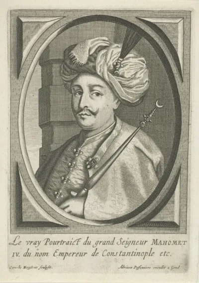 Portret van sultan Mehmet IV van het Ottomaanse Rijk