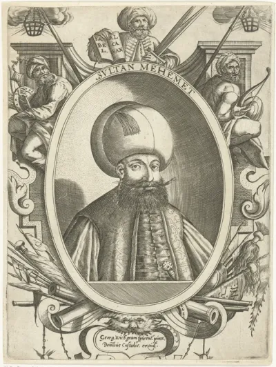 Portret van Sultan Mehmet