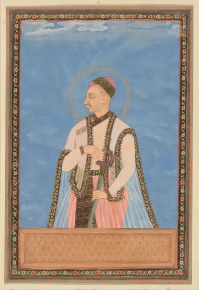 Portret van Sultan Muhammad-Quli, zoon van Muhammad-Quli Padsha; na zijn vader heeft hij over Golconda geregeerd