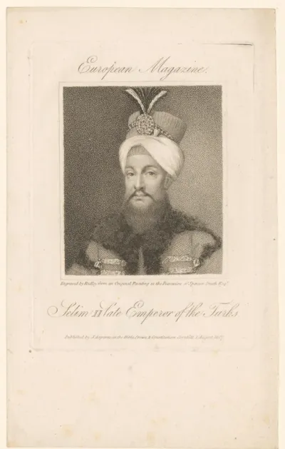 Portret van sultan Selim III