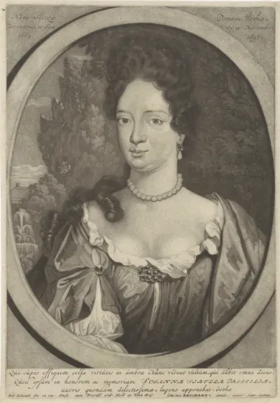 Portret van Susanna Sibylle Reichardt