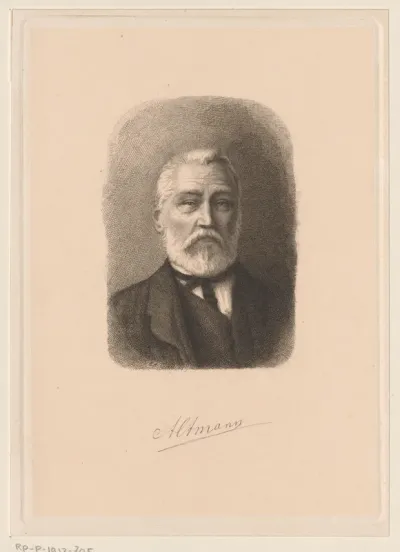 Portret van Sybrand Altmann