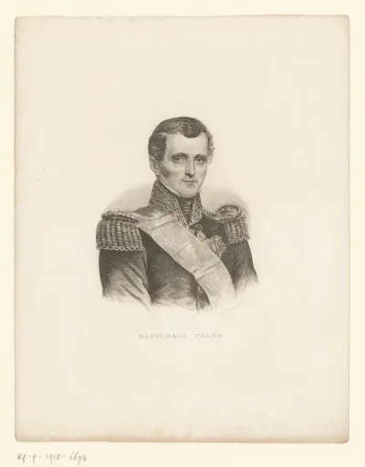 Portret van Sylvain Charles Valée