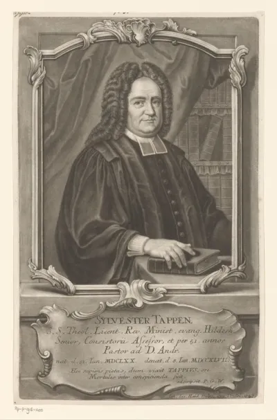 Portret van Sylvester Tappe