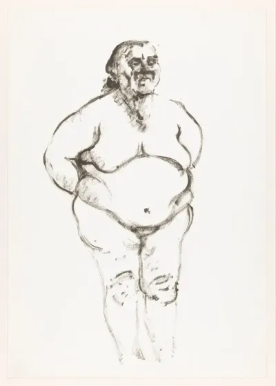 Portret van Tante Marie, staand