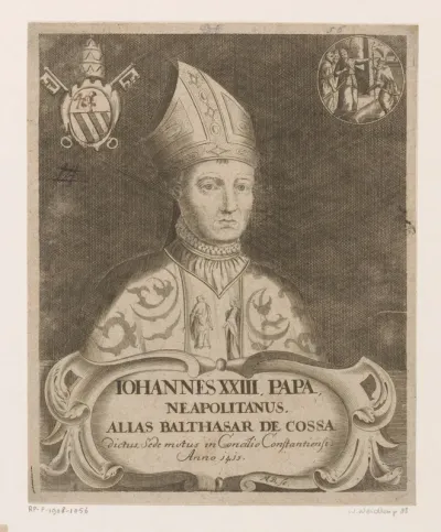 Portret van tegenpaus Johannes XXIII