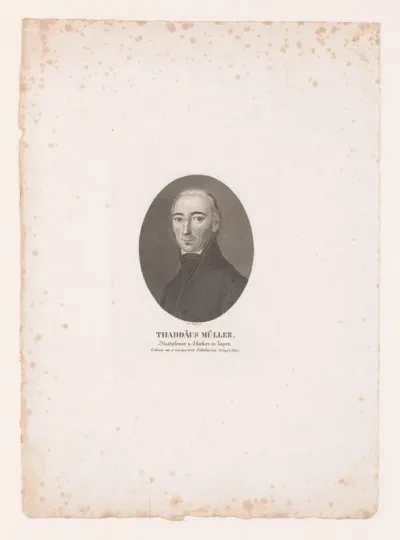 Portret van Thaddäus Müller