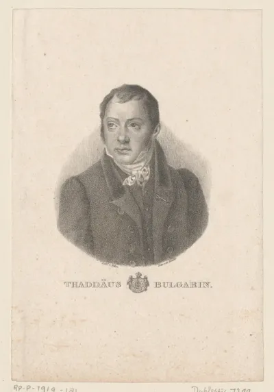 Portret van Thaddeus Bulgarin