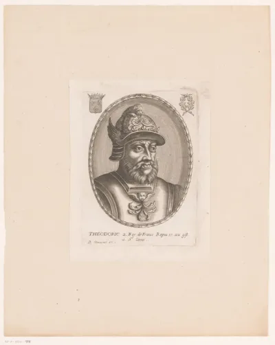 Portret van Theoderik II