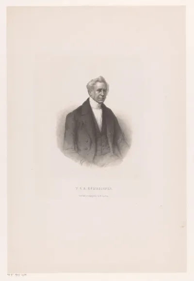 Portret van Theodoor Cornelis Reinier Huydecoper