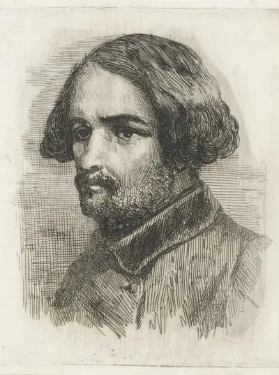 Portret van Theodoor Schaepkens, broer van de kunstenaar