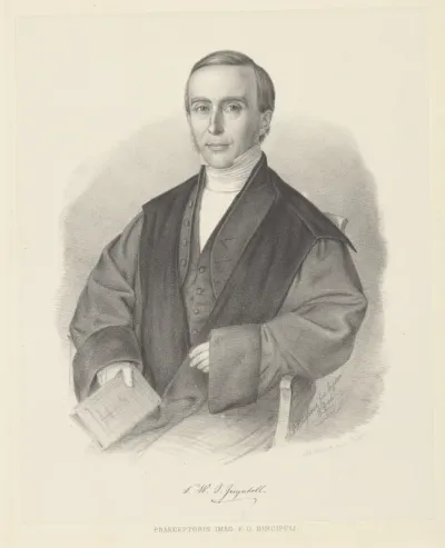 Portret van Theodoor Willem Jan Juynboll
