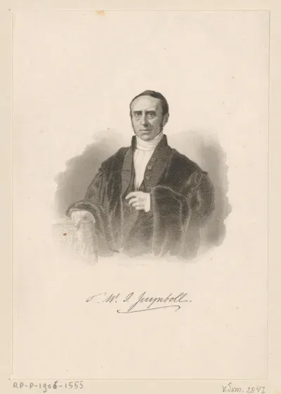 Portret van Theodoor Willem Johannes Juynboll