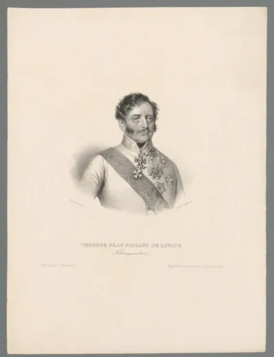 Portret van Theodor Baillet de Latour