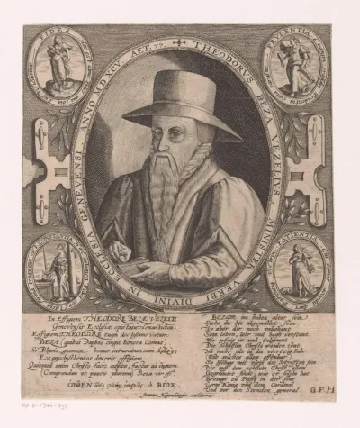 Portret van Theodor Beza