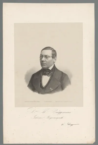 Portret van Theodor Brüggemann