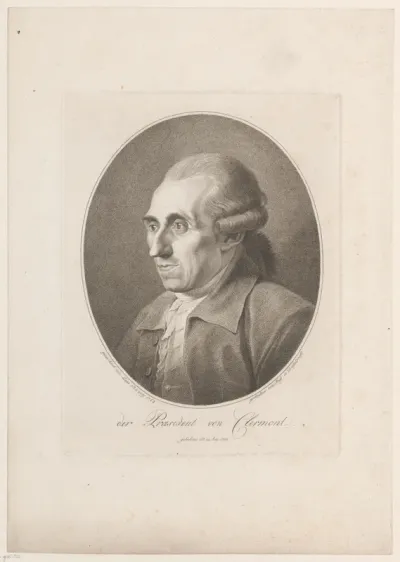 Portret van Theodor Christian Clermont