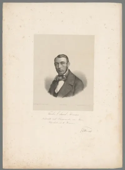 Portret van Theodor Eduard Körner