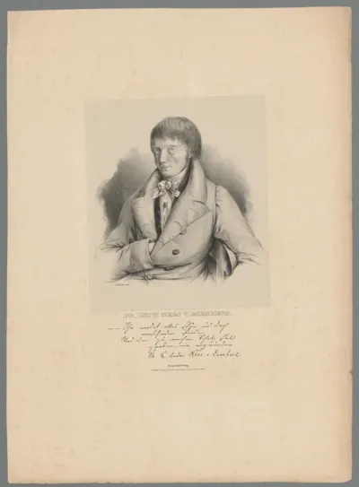 Portret van Theodor Friedrich Ludwig Nees von Esenbeck