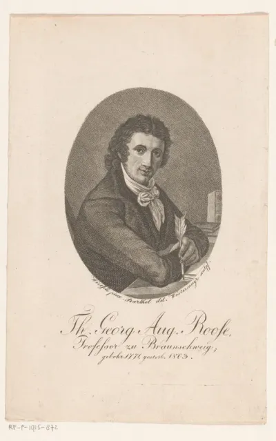 Portret van Theodor Georg August Roose