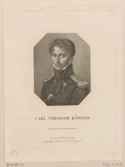 Portret van Theodor Körner