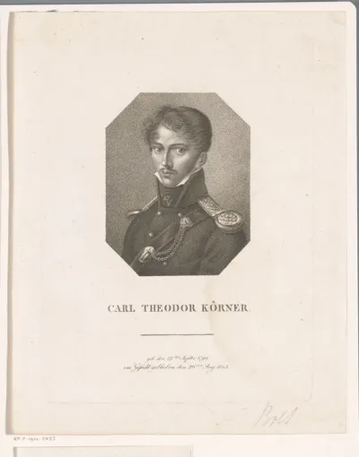 Portret van Theodor Körner