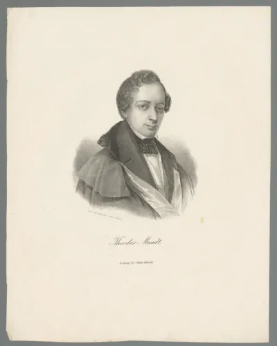 Portret van Theodor Mundt