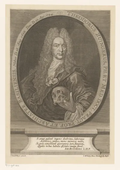 Portret van Theodor Zwinger