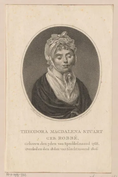 Portret van Theodora Magdalena Stuart-Robbé