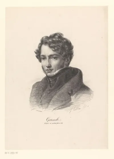 Portret van Théodore Géricault