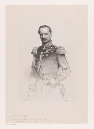 Portret van Théodore Guillaume Thierry Victor de Constant Rebecque