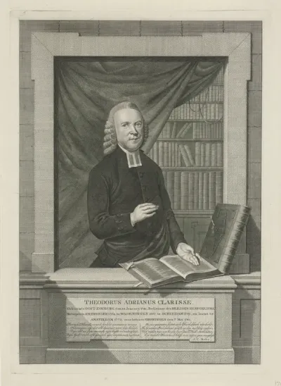 Portret van Theodorus Adrianus Clarisse