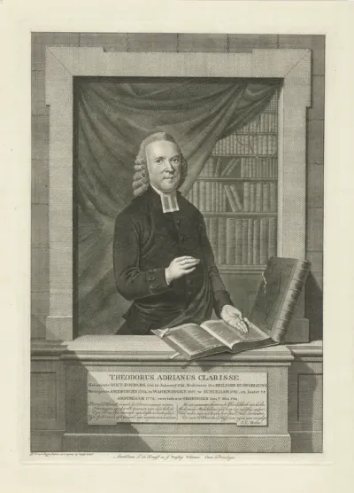 Portret van Theodorus Adrianus Clarisse