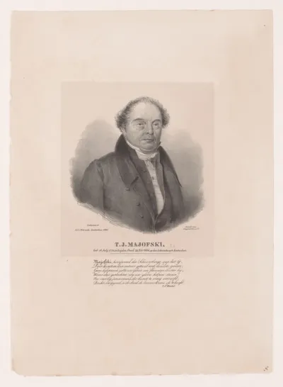 Portret van Theodorus Johannes Majofski