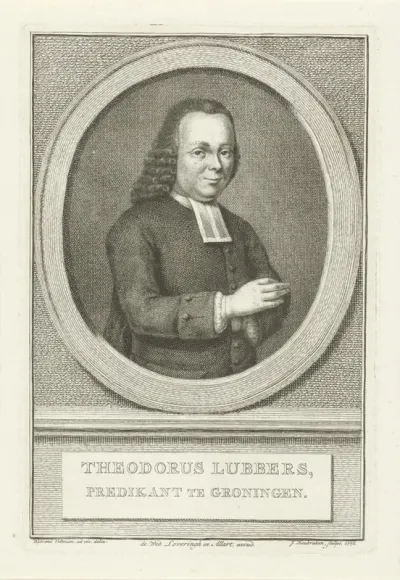 Portret van Theodorus Lubbers