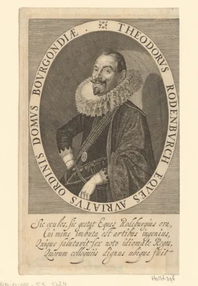 Portret van Theodorus Rodenburg