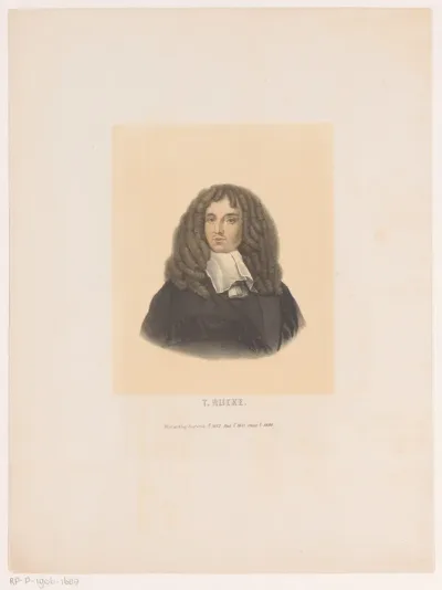 Portret van Theodorus Ryckius