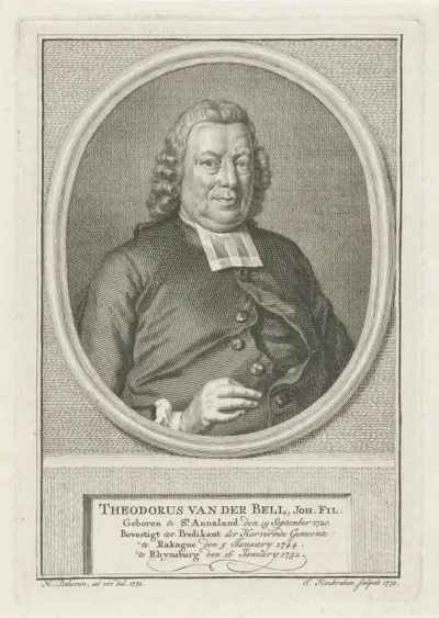 Portret van Theodorus van der Bell